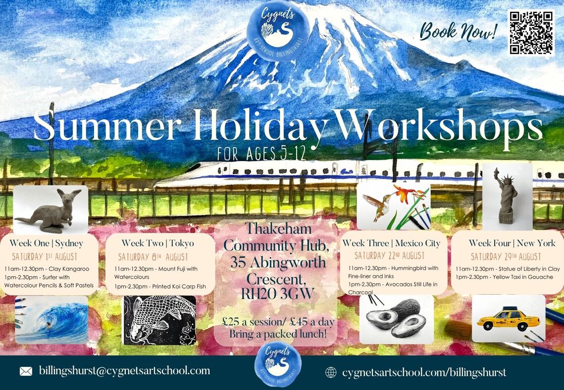 Cygnets Summer Holidays Art Club