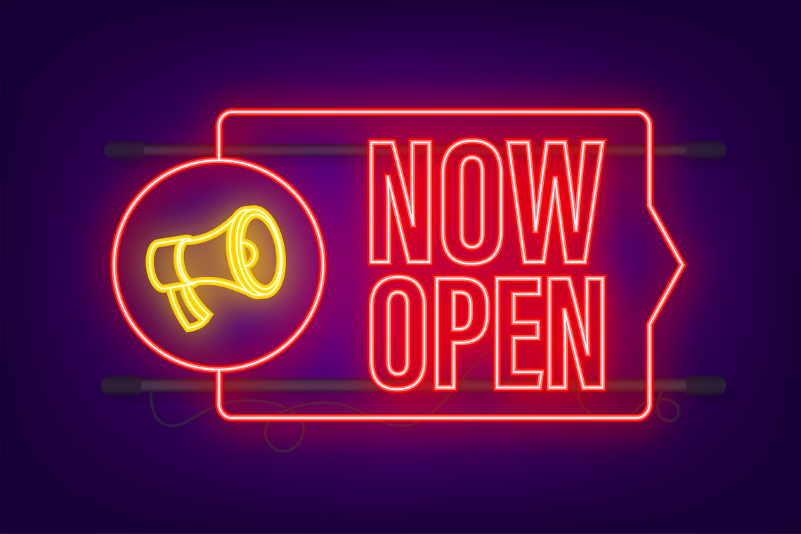 Now Open